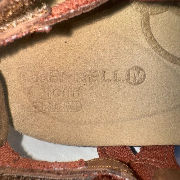 Merrell Q Form Women’s Size 10 Brown Leather Strappy Outdoor Sandals Dark Earth - Picture 6 of 6